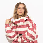Raincoat bold stripes - blush/sand - VIVI MARI