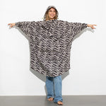Raincoat leo splashes black/sand - VIVI MARI