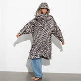 Raincoat leo splashes black/sand - VIVI MARI