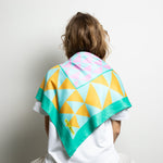 Scarf triangles - mint/rosé - VIVI MARI