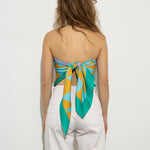 Scarf triangles - mint/rosé - VIVI MARI