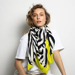 Scarf zebra - black/white - VIVI MARI