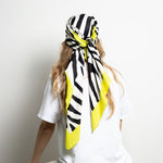 Scarf zebra - black/white - VIVI MARI
