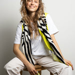 Scarf zebra - black/white - VIVI MARI
