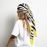 Scarf zebra - black/white - VIVI MARI