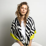 Scarf zebra - black/white - VIVI MARI