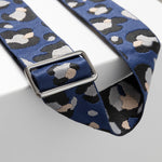 strap abstract leopard blue/black - tan - VIVI MARI