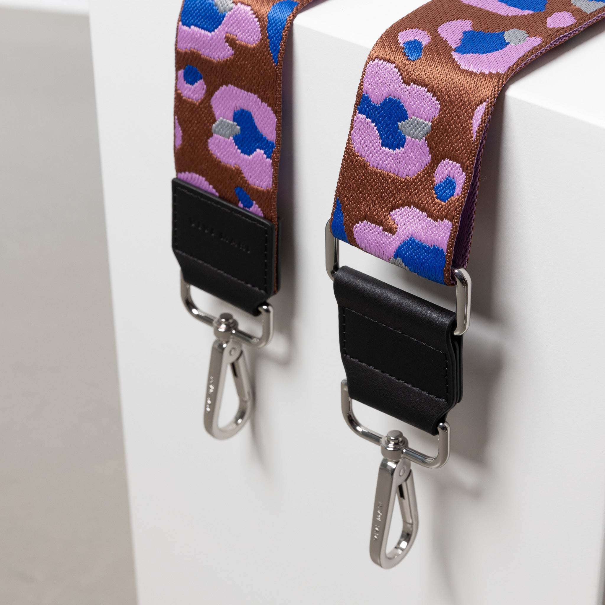 strap abstract leopard tan/rose - black - VIVI MARI
