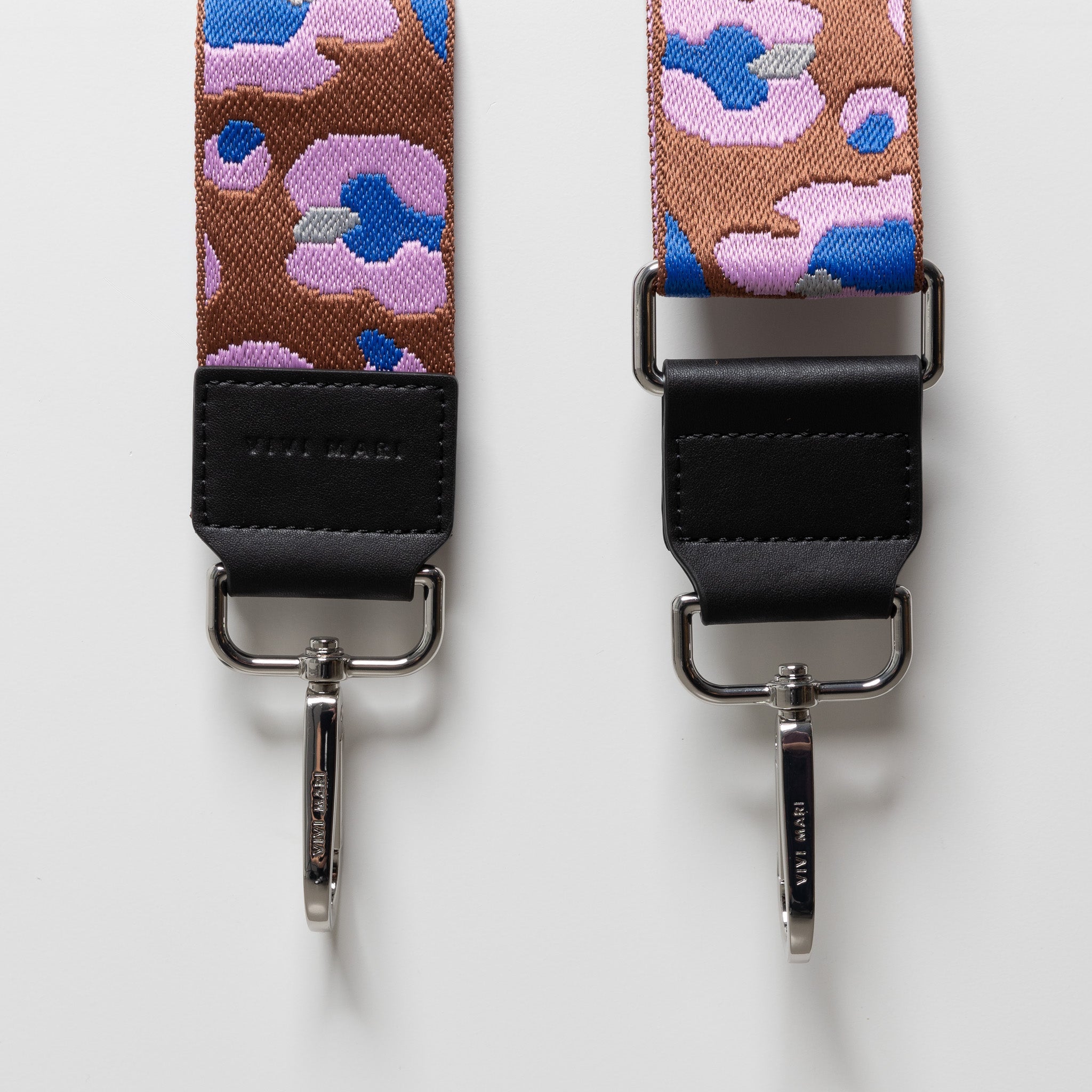 strap abstract leopard tan/rose - black - VIVI MARI