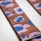 strap abstract leopard tan/rose - black - VIVI MARI