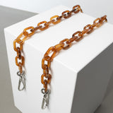 strap acrylic chain amber - long - VIVI MARI