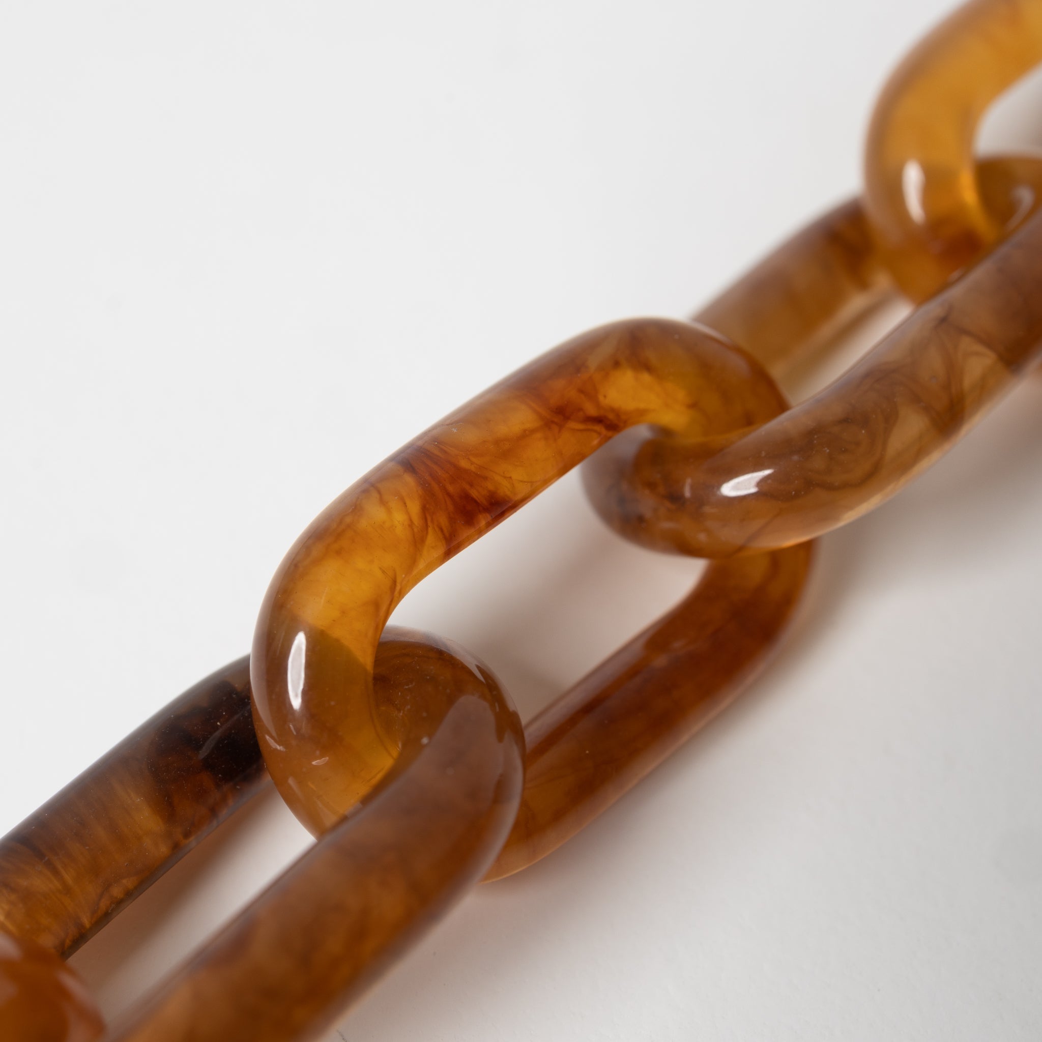 strap acrylic chain amber - long - VIVI MARI