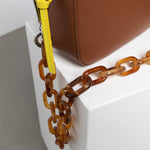 strap acrylic chain amber - short - VIVI MARI