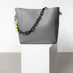 strap acrylic chain forest green - short - VIVI MARI