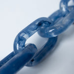 strap acrylic chain ocean blue - long - VIVI MARI