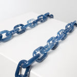 strap acrylic chain ocean blue - long - VIVI MARI