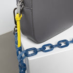 strap acrylic chain ocean blue - long - VIVI MARI