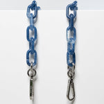strap acrylic chain ocean blue - long - VIVI MARI
