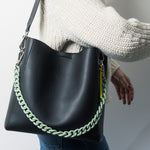 strap bold chain mint - short - VIVI MARI
