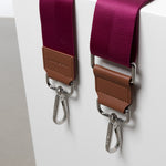 strap deep magenta - tan - VIVI MARI
