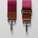 strap deep magenta - tan - VIVI MARI