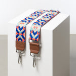 strap neo boho blue/pink - tan - VIVI MARI