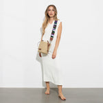 strap snippets green/lavender - tan - VIVI MARI