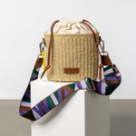 strap snippets green/lavender - tan - VIVI MARI