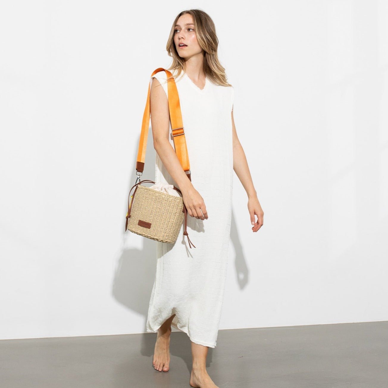 strap spicy orange - black - VIVI MARI