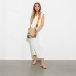 strap spicy orange - tan - VIVI MARI