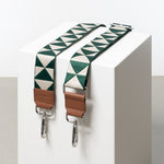 strap triangles green/sand - tan - VIVI MARI