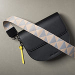strap triangles grey/beige - black - VIVI MARI