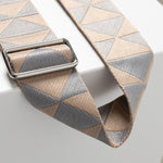 strap triangles grey/beige - black - VIVI MARI