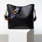 strap triangles multi tan/blue - black - VIVI MARI