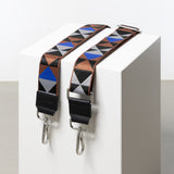 strap triangles multi tan/blue - black - VIVI MARI