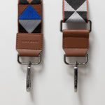 strap triangles multi tan/blue - tan - VIVI MARI