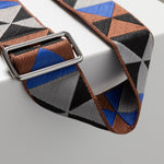 strap triangles multi tan/blue - taupe - VIVI MARI