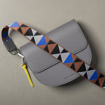 strap triangles multi tan/blue - taupe - VIVI MARI