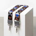 strap triangles multi tan/blue - taupe - VIVI MARI