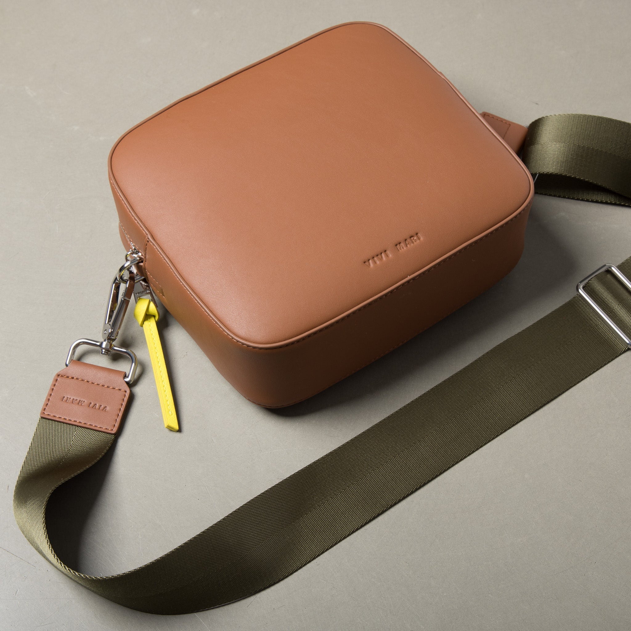 strap urban olive - tan - VIVI MARI