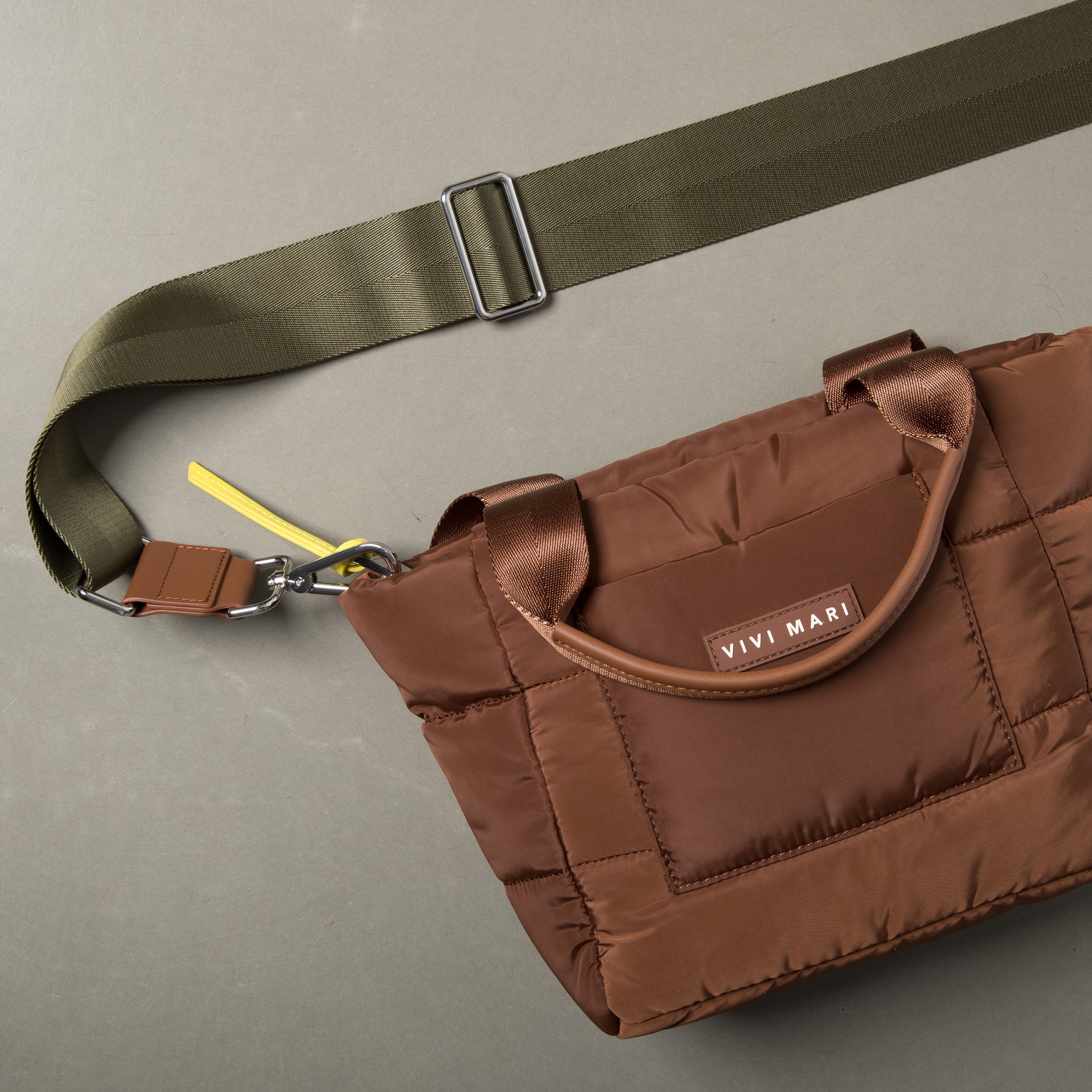 strap urban olive - tan - VIVI MARI