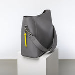 tote bag + strap basic classic - taupe - VIVI MARI