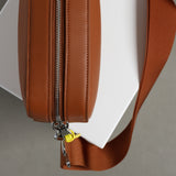 crossbody bag + strap basic woven - tan